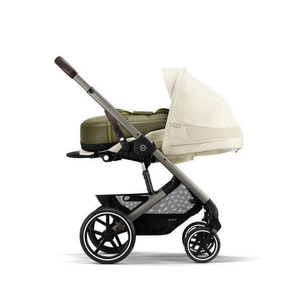 Cybex Balios S Lux kомплект коляски Seashell Beige + Cloud G i-size Plus  - Cybex