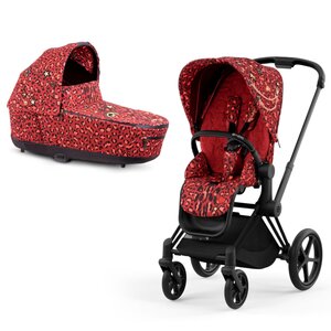 Cybex Priam V4 Stroller Set Fashion Rockstar - Cybex