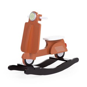 Childhome Medinė sūpuoklė „Scooter“ Rust/Black - Childhome