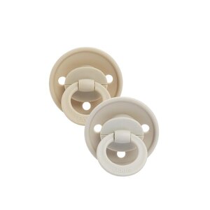 Elodie Details Binky Bundle Silicone 0-6m, Pure Khaki - Elodie Details