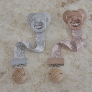 Elodie Details Pacifier Clip Wood Monkey Sunrise - Elodie Details