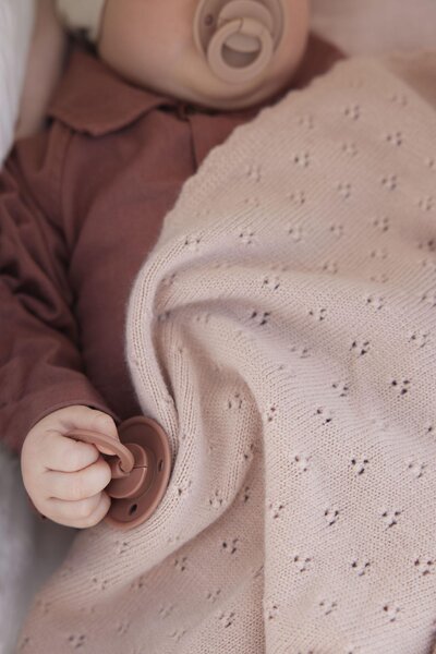 Elodie Details одеяло 100x75cm, Blushing Pink - Elodie Details