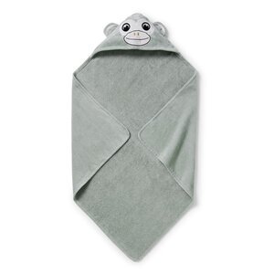 Elodie Details полотенце с капюшоном 80x80cm, Pebble Green - Elodie Details