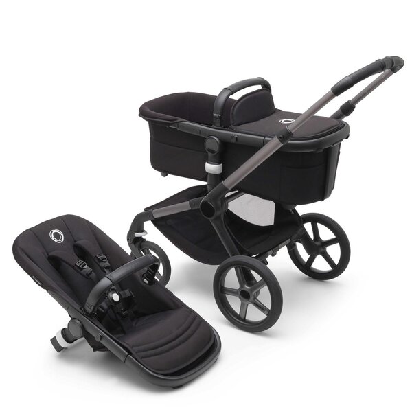 Bugaboo Fox 5 kомплект коляски Graphite/Grey Melange, Astro Purple - Bugaboo