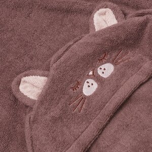 Pippi hooded towel Rose Brown - Pippi