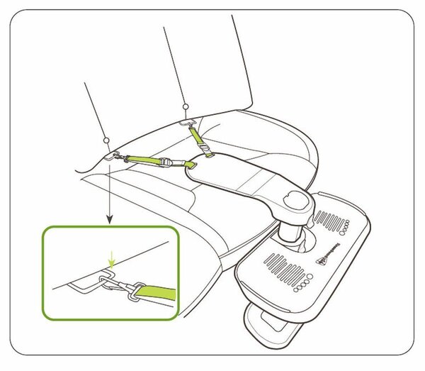 car seat footrest KneeGuardKids 4  - KneeGuardKids