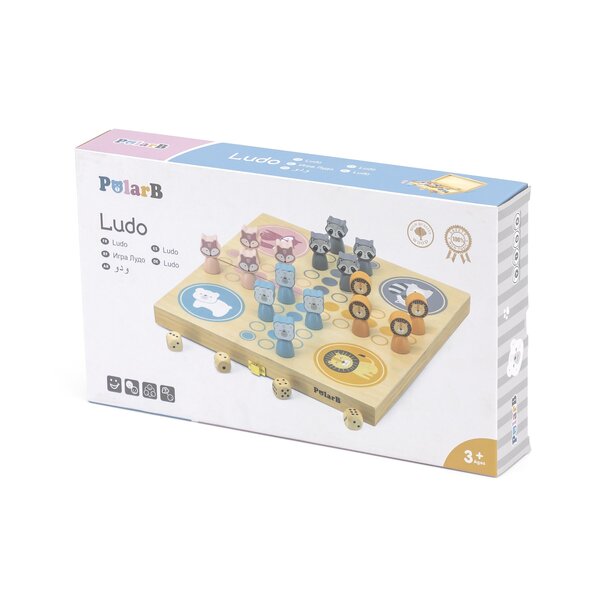 PolarB puidust lauamäng Ludo - PolarB