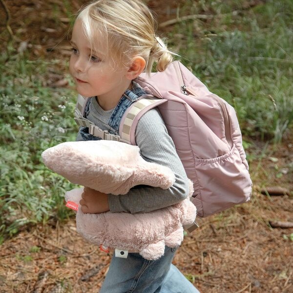 Done by Deer quilted kids backpack Croco Powder - Done by Deer