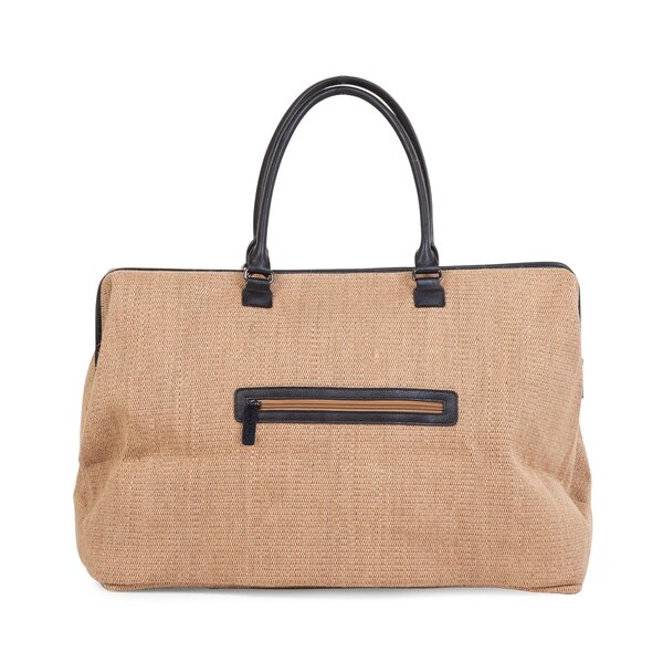 Childhome suur tarvikute kott Mommy Bag Raffia - Childhome