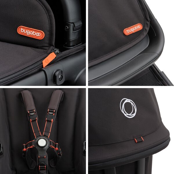 Bugaboo Fox Cub 2in1 kомплект коляски Black/Forest Green - Bugaboo