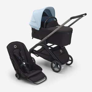 Bugaboo Dragonfly kомплект коляски Skyline Blue/Midnight Black/Graphite - Bugaboo