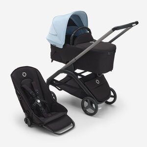 Bugaboo Dragonfly stroller set Skyline Blue/Midnight Black/Graphite - Bugaboo