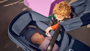 Bugaboo Donkey 5 Duo kомплект коляски Graphite/Grey Melange, Grey Melange - Bugaboo