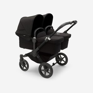 Bugaboo Donkey 5 Twin kомплект коляски Black/Midnight Black, Midnight Black - Bugaboo