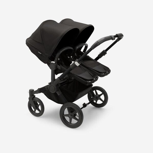 Bugaboo Donkey 5 Twin kомплект коляски Black/Midnight Black, Midnight Black - Bugaboo