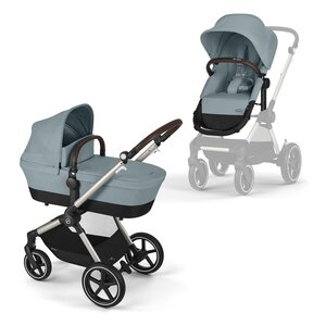 Cybex Eos Lux 2in1 stroller Sky Blue, taupe frame - Cybex