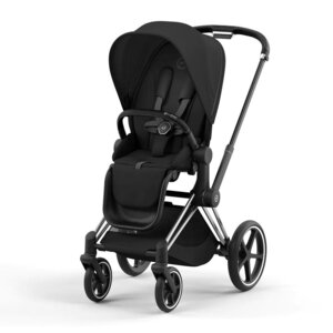 Cybex Priam V4 stroller set Sepia Black, Frame Chrome Black - Cybex