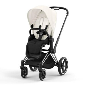 Cybex Priam V4 stroller set Off White, Frame Chrome Black - Cybex