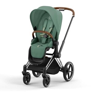 Cybex Priam V4 stroller set Leaf Green, Frame Chrome Brown - Cybex