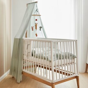 Leander Canopy for Linea and Luna baby cot, Sage Green - Leander