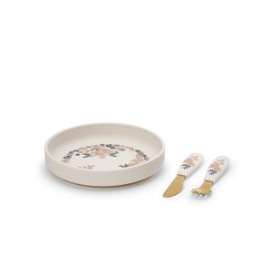 Elodie Details silicone plate set Blue Garden - Elodie Details