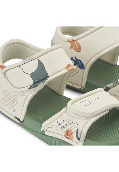 Liewood sandals Blumer Sea creature/Sandy - Liewood