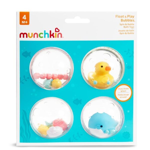 Munchkin bath toy Float and Play Bubbles 4pk - Munchkin