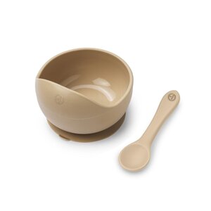 Elodie Details silicone bowl set Pure Khaki  - Elodie Details