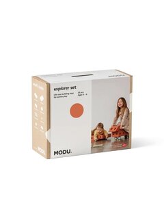 Modu ehitusplokid Explorer Set Burnt Orange / Dusty Green - Modu