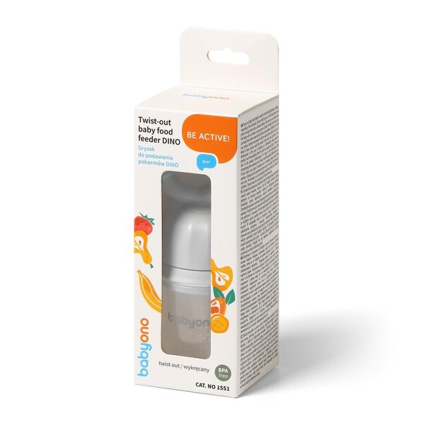 BabyOno Twist-out baby food feeder Dino - BabyOno