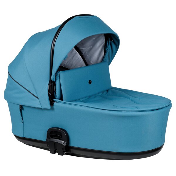 Nordbaby Active Lux stroller set Ocean Blue, Chrome Black frame - Nordbaby