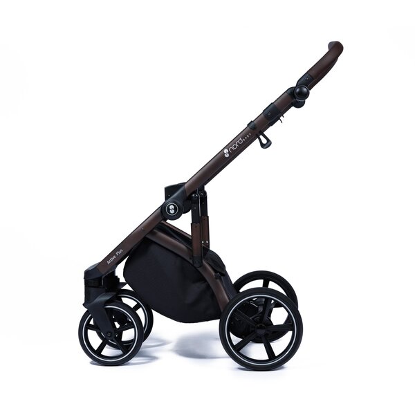 Nordbaby Active Plus kомплект коляски Brilliant Black, Onyx Dark Brown - Nordbaby