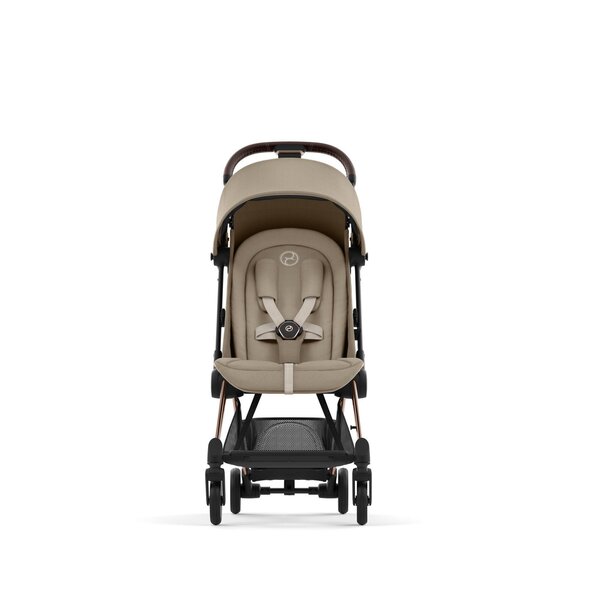 Cybex Coya прогулочная коляска Cozy Beige, rose gold frame - Cybex