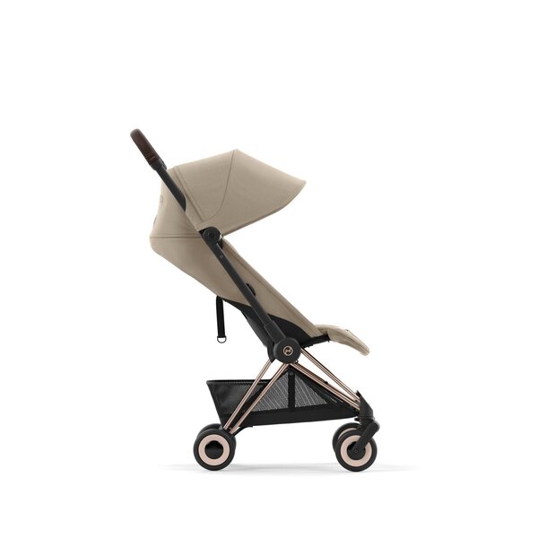 Cybex Coya прогулочная коляска Cozy Beige, rose gold frame - Cybex