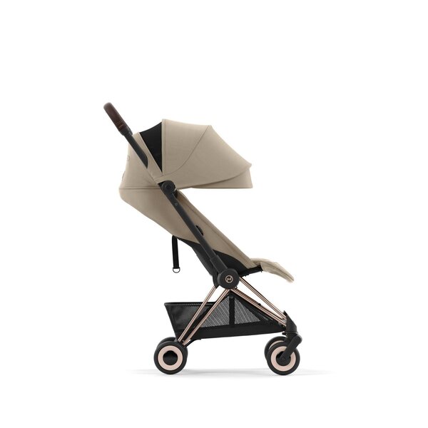 Cybex Coya прогулочная коляска Cozy Beige, rose gold frame - Cybex