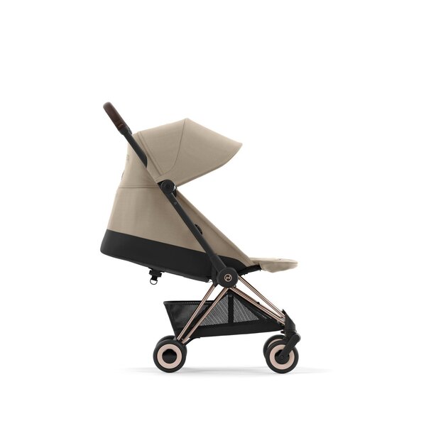 Cybex Coya прогулочная коляска Cozy Beige, rose gold frame - Cybex
