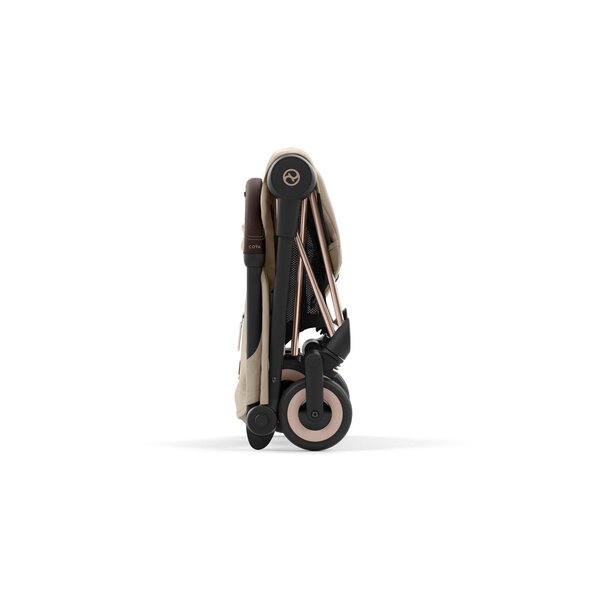Cybex Coya прогулочная коляска Cozy Beige, rose gold frame - Cybex