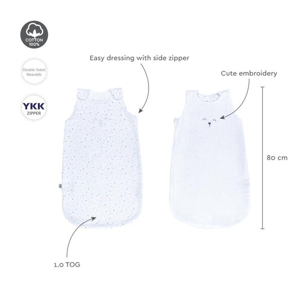 Nordbaby спальный мешок white dot - Nordbaby