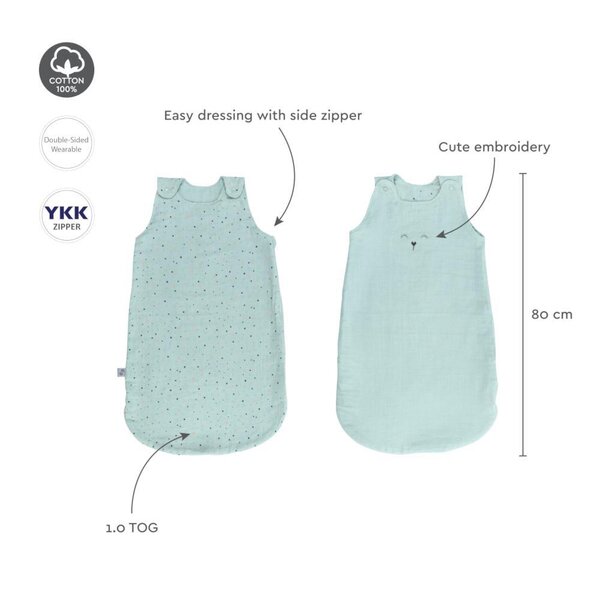 Nordbaby спальный мешок mint dot - Nordbaby