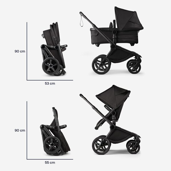 Bugaboo Fox 5 kомплект коляски Noir Limited Edition Black Moonlight - Bugaboo