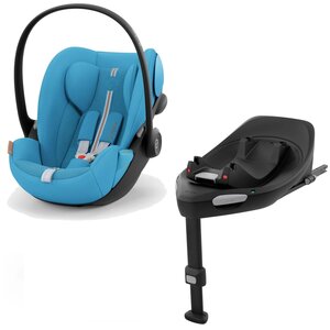 Cybex Cloud G i-Size 40-87cm, автокресло Plus Beach Blue with Base G - Cybex