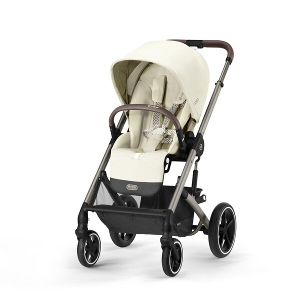 Cybex Balios S Lux kомплект коляски Seashell Beige + Cloud G i-size Plus  - Cybex