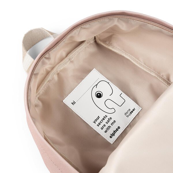 Done by Deer Kids canvas backpack Elphee Pink - Done by Deer