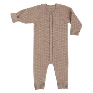 Nordbaby Merino wool overall Merci 56/62 Beige - Nordbaby