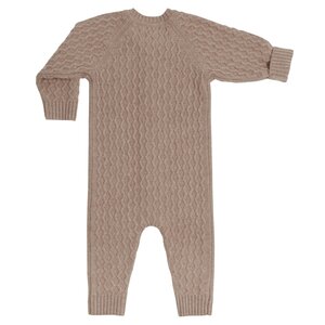 Nordbaby Merino wool overall Merci 56/62 Beige - Nordbaby