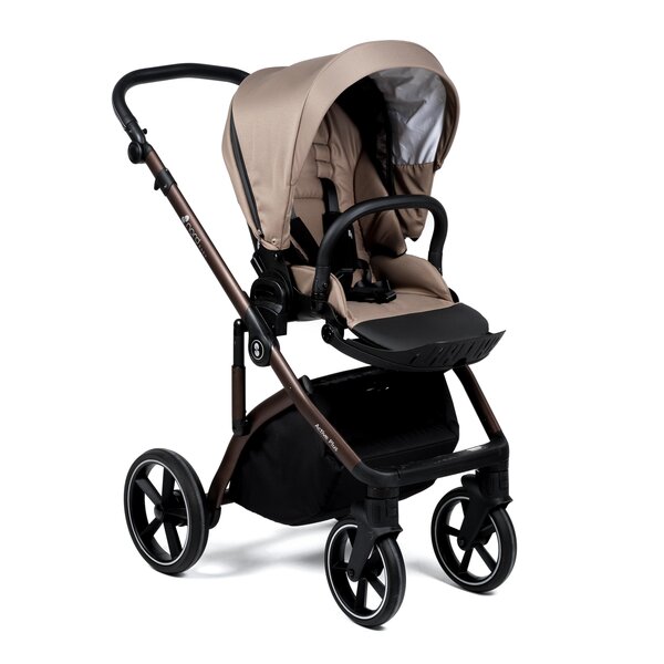 Nordbaby Active Plus kомплект коляски Praline Beige, Bronze Black  - Nordbaby