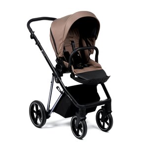 Nordbaby Active Lux kомплект коляски Chocolate Brown, Chrome Black - Nordbaby