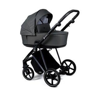 Nordbaby Active Lux kомплект коляски Deep Green, Chrome Black frame - Nordbaby