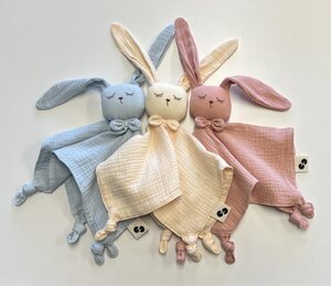 Nordbaby Muslin Cuddle Cloth Bunny Peach - Nordbaby