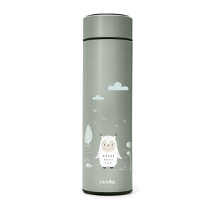 Nuvita roostevabast terasest termos LED 500ml, Sage Green - Done by Deer